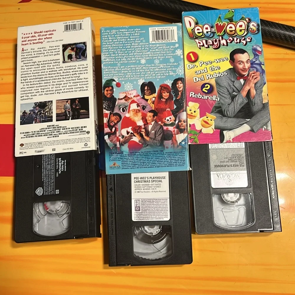 1996 Pee-Wee’s Playhouse Volumes 1-8 VHS TAPE Box Set Plus Three extra - Picture 7 of 7